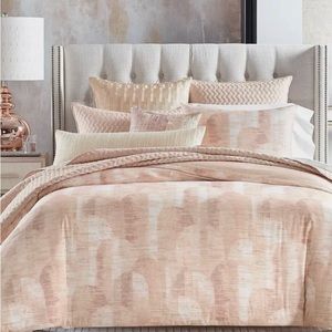 Hotel Collection Manhattan Duvet Cover Brush Strokes 100% Pima Cotton Full/Queen